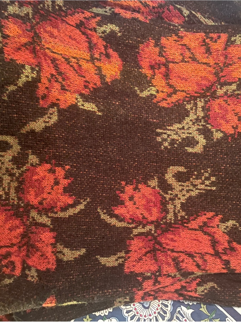 Free People Black Floral Open-Front Sweater Cardigan - Picture 5 of 6